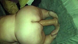 Bigbutt mature bbw fucking huge new dildo!