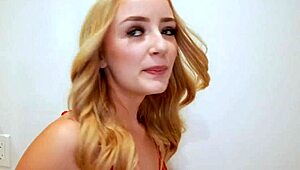 Filming my hot blonde wife taking her first BBC 😍