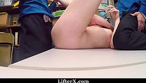 i caught lexi lovell stealing and fucked her bent over in the garage, clothes ripped, young teen blowjob punishment