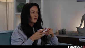 Me, Myself, and I - Zuzu Sweet Explores Solo in a Steamy Shemale Scene.