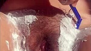 Wet Pussy Squirts In Close-Up Orgasm Scene