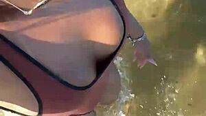 I Wait For You In My VIP Room To Show How The Tan Mark Turned Out