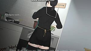 tsugumi cheats on her boyfriend with professor in sneaky webcam session