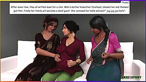 Pregnant Indian Bhabhi Fucked Hard by Husband in 3D Comic Passion