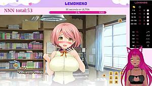Vtuber LewdNeko Moans While Playing Love Cubed Part 1
