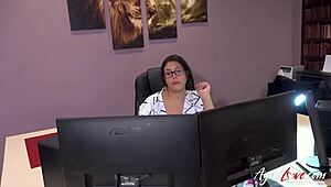 Oh man, I can’t believe my boss got such a huge dick... I’m shook!