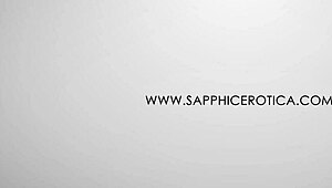 Irie and Audrey lesbians fingering and licking in erotic film