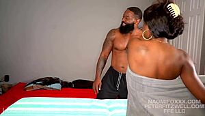 uhh, this ebony goddess gettin’ a massage turns into a wild fuck, ya know?