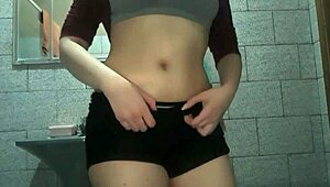 Hiding in the Bathroom I SHOWED MY PUSSY Part 2!