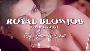 I can’t believe how Julia V Earth handles this wet, intense cock sucking!