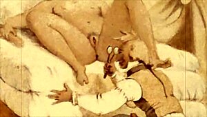 check out this vintage erotic illustration from way back!