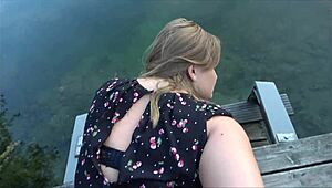 Quick Outdoor Fun by the Lake Turns Wild