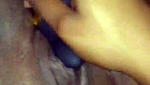 i'm using a vibrator on my pussy to make it cum, feeling intense orgasm