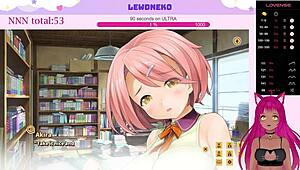 Vtuber LewdNeko Moans While Playing Love Cubed Part 1