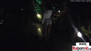 Thai Teen Cherry 18+ Strokes Big White Cock with Skill