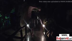 Thai Teen Cherry 18+ Strokes Big White Cock with Skill