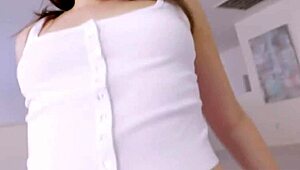 Hot pov blowjob and dick riding with nasty brunette stepsis kylie quinn