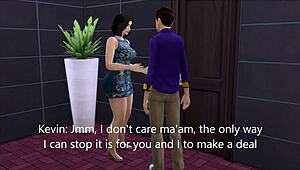 Fuck and Cum Inside Friend’s Slut Mom in Sims 4