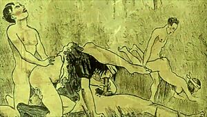 check out this vintage erotic illustration from way back!