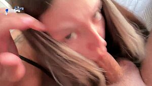 Step Sister Sneaks a Wild Ride While Brother's Glued to Phone