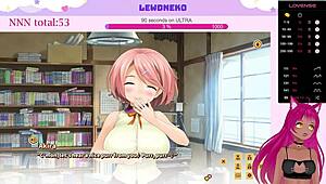 Vtuber LewdNeko Moans While Playing Love Cubed Part 1