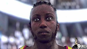 Thick Booty Stepmom Gets Special Attention in 3D Cartoon Scene.