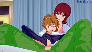 Ryouko Mikado And Tearju Lunatique Fuck Rito Yuki In Intense Hentai Sex