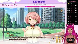 Vtuber LewdNeko Moans While Playing Love Cubed Part 1