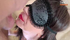 Wife surprises husband by sucking her friend’s cock for the first time in wild mmf share.