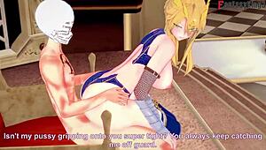 Artoria Pendragon having sex in fate zero stay night fantasy