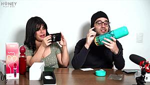 Man, this Hayden toy from Honey Play Box blends my cock crazy