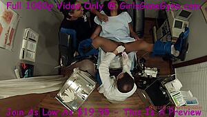 Katalina's Girlfriend Spies on Her Nude Medical Exam at GirlsGoneGyno