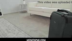 My busty brunette stepmom lets her horny stepson pound her hard