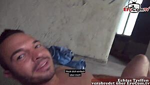 Yo, skinny blonde teen 18+ picked up for outdoor POV banging 😜