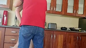 Intense Fucking with Monster Cock Before Husband Returns