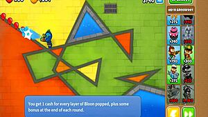 Bloons Tower Defense 6 Gameplay Video Part One.