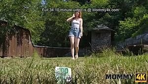 मॉमी4के परफेक्ट ओल्ड यूरोपियन क्लिट शो करती है