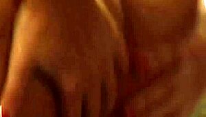 Naked lesbian slaves wash up while dominant madame watches closely.