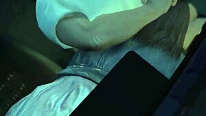 In GTA 5, the online character PICKS UP a HOOKER for SEX in the car.