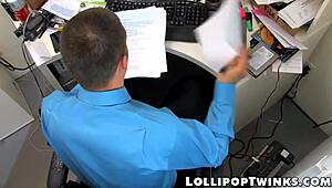 Two naughty Dominican twinks enjoy hardcore anal in the office! 😈