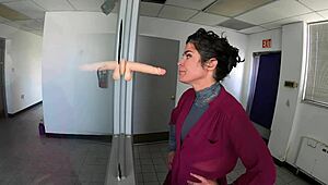 Mature Wife Teases Big Ass Before Sloppy Blowjob