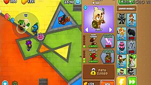 Bloons Tower Defense 6 Gameplay Video Part One.