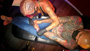 Evilyn Ink Fucks Sascha In Missionary After Tattoo.