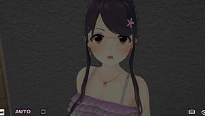 special harem class violet in anime classroom cartoon hentai 3d