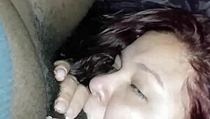 i deep throat that big black cock so wet and sloppy, but i mean deepthroat it good