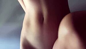 skinny girl pleasures herself with a dildo in hot solo - maiskii