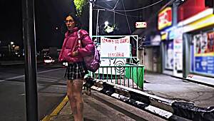 That transsexual in a miniskirt flashing in public is such a whore