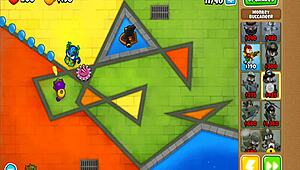 Bloons Tower Defense 6 Gameplay Video Part One.