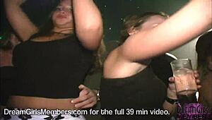 Spring break in Cancun showed off upskirt panties and stunning tits