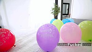 Babysitter remembers my birthday, but wife forgot - so I nailed her